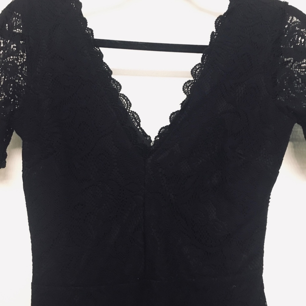 Lace Little Black Dress - Picture 3 of 6